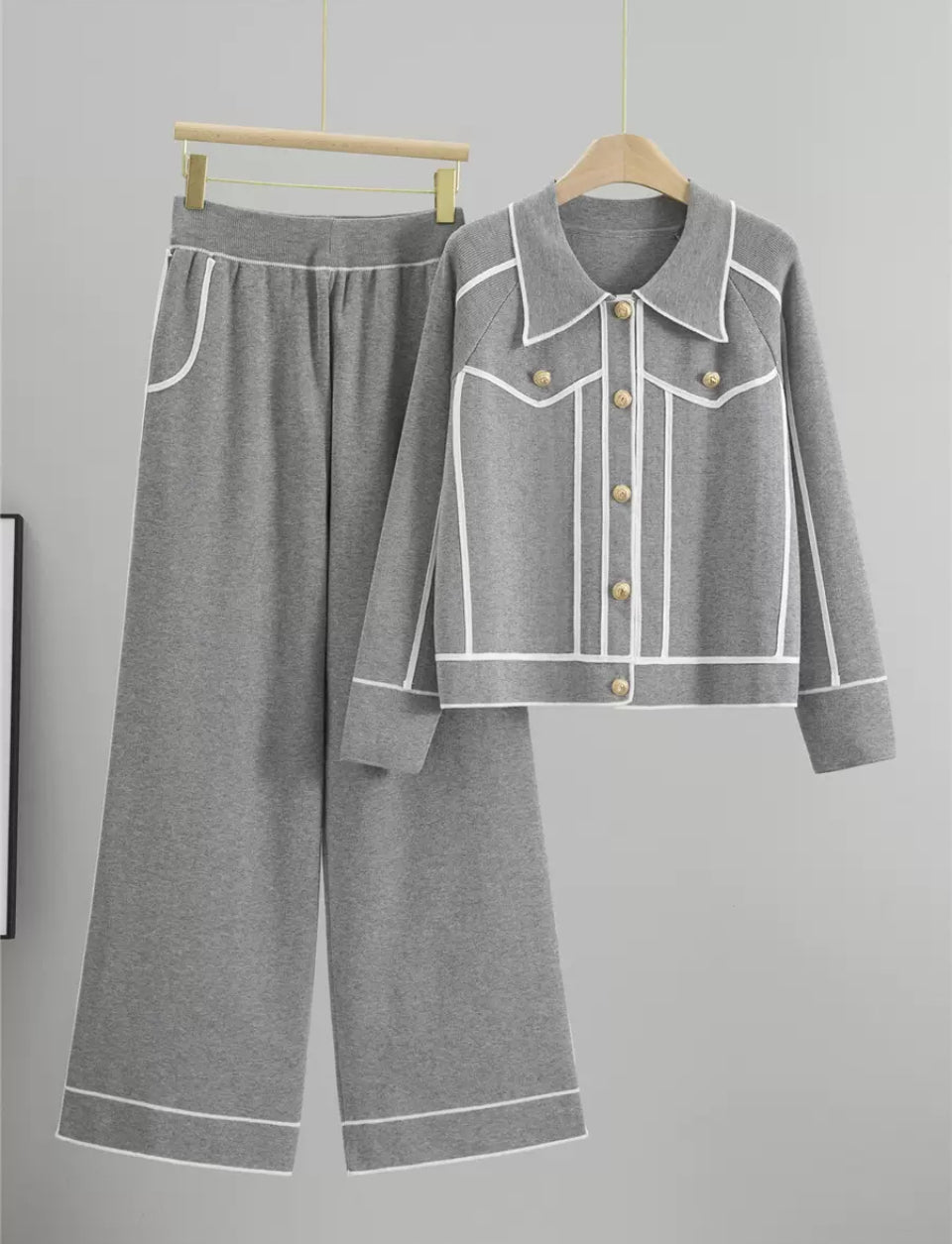 Women’s striped luxury co-ord set