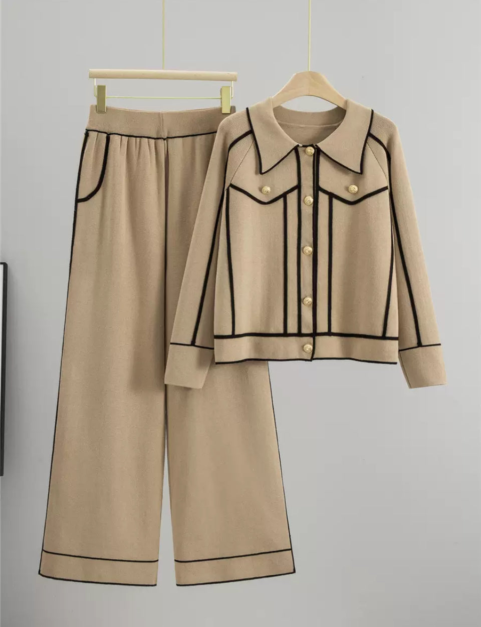 Women’s striped luxury co-ord set